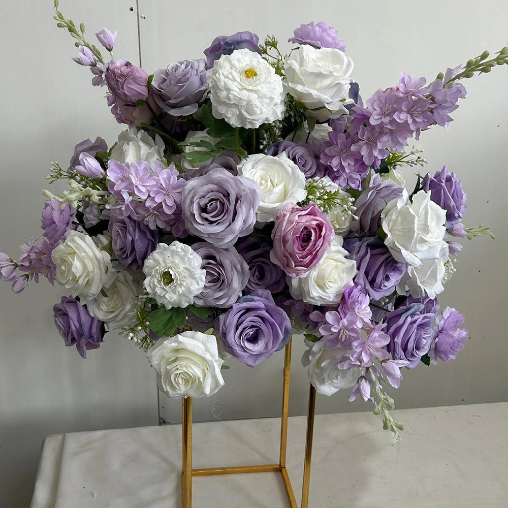80/70/60/50/30cm Artificial Pink Large Flower Ball, Table Centerpiece for Wedding Event Decor, Road Lead Floral Arrangement