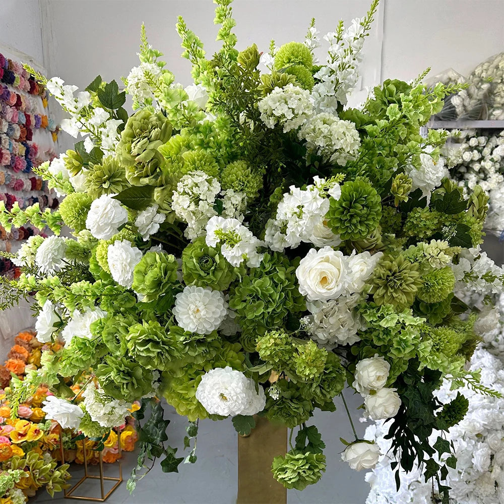 80/70/60/50/30cm Artificial Pink Large Flower Ball, Table Centerpiece for Wedding Event Decor, Road Lead Floral Arrangement