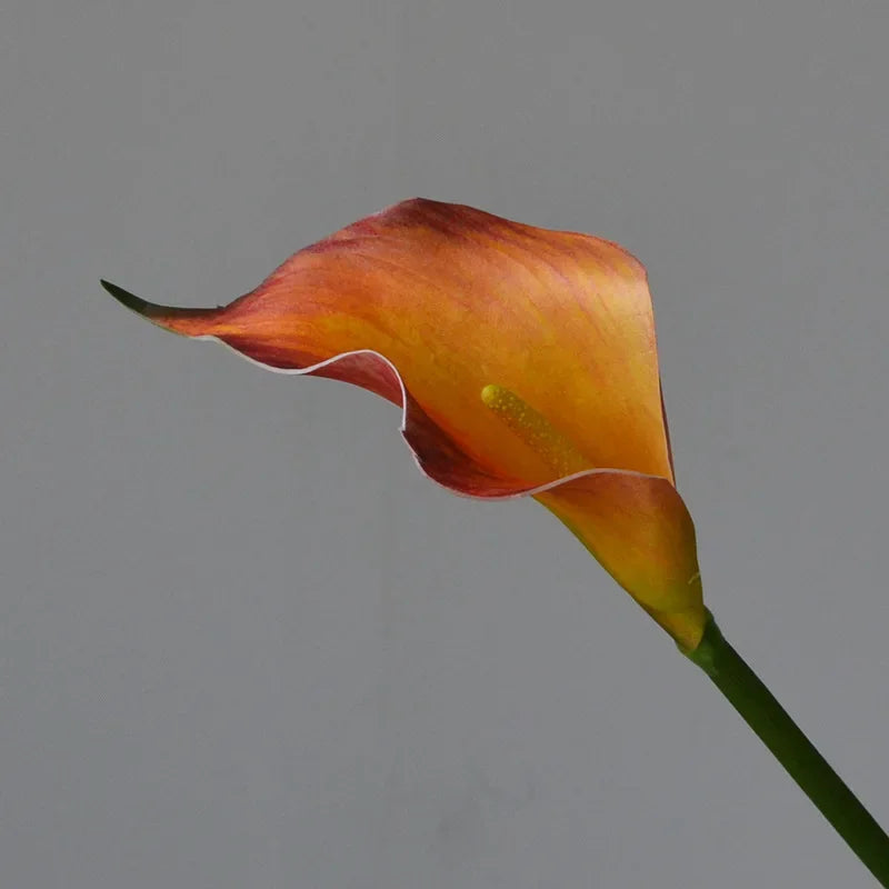 10Pcs Artificial Flowers EVA Calla Lily Home Decoration Living Room Table Flower Arrangement Party Wedding Bouquet Calla Flowers